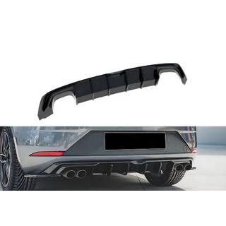 Heckdiffusor DPT V-6 (2017-2020, Schwarz Glanz) Seat Leon 2013-2020