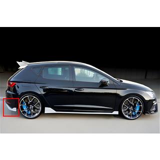 Heckdiffusor DPT V-2 (2013-2016, Schwarz Glanz) Seat Leon 2013-2020