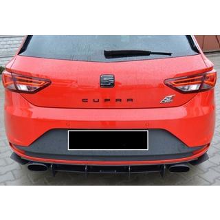 Heckdiffusor DPT V-6 (2013-2016, Schwarz Glanz) Seat Leon 2013-2020 Foto 3