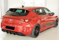 Seat Leon 2020- Heckdiffusor DPT V-2 (Schwarz Glanz) Foto 3