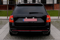 Skoda Octavia III A7 2013-2019 Heckdiffusor DPT V-2 (LB/SW, Schwarz Hochglanz) Foto 3