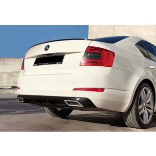 Heckdiffusor DPT V-4 (LB, Schwarz Hochglanz) Skoda Octavia III A7 2013-2019 Foto 2