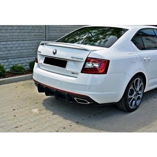 Heckdiffusor DPT V-5 (LB, Schwarz matt) Skoda Octavia III A7 2013-2019 Foto 2