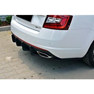 Heckdiffusor DPT V-5 (LB, Schwarz matt) Skoda Octavia III A7 2013-2019 Foto 3