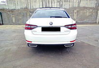 Skoda Superb 2015-2024 Heckdiffusor DPT V-2 (Schwarz Glanz) Foto 7