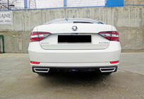 Skoda Superb 2015-2024 Heckdiffusor DPT V-2 (Schwarz Glanz) Foto 1