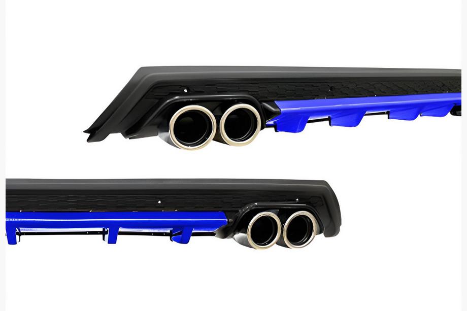 Universal Heckdiffusor DPT V-11 (ABS) (Blau + Schwarz Glanz) Image