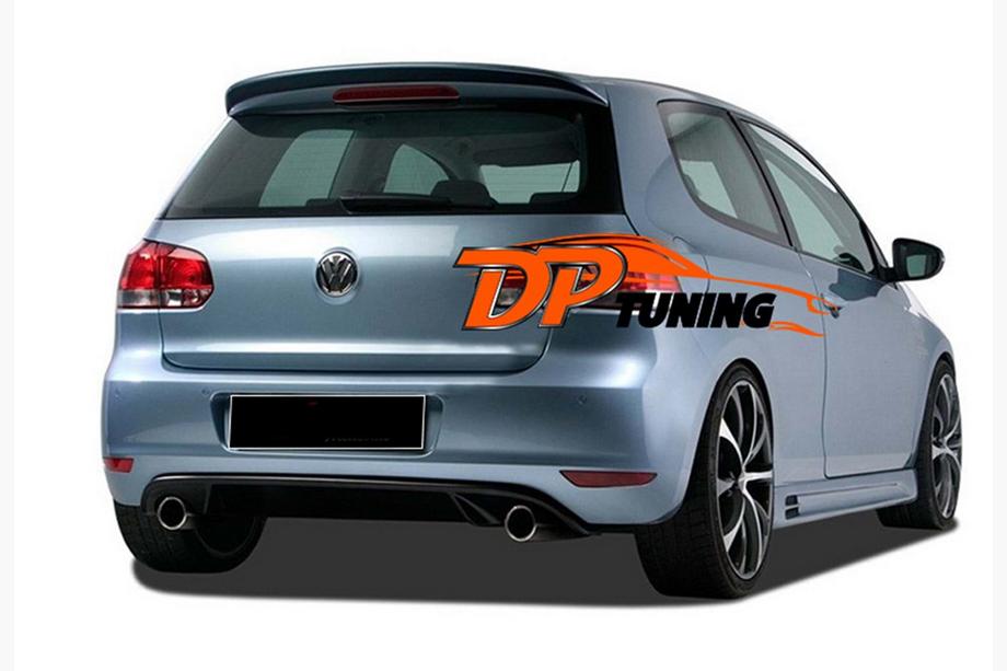 Volkswagen Golf 6 2008-2014 Heckdiffusor DPT V-1 (für Base, Schwarz Glanz) Image