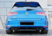 Volkswagen Golf 7/E-Golf 2012-2020 Heckdiffusor DPT V-4 (für R / R-Line, 2012-2019, Schwarz Matt) Foto 3
