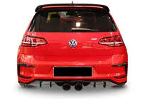 Volkswagen Golf 7/E-Golf 2012-2020 Heckdiffusor DPT V-7 (2012-2017, Schwarz Glanz) Foto 1
