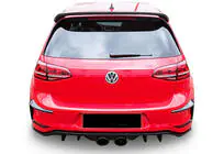 Volkswagen Golf 7/E-Golf 2012-2020 Heckdiffusor DPT V-7 (2012-2017, Schwarz Glanz) Foto 2