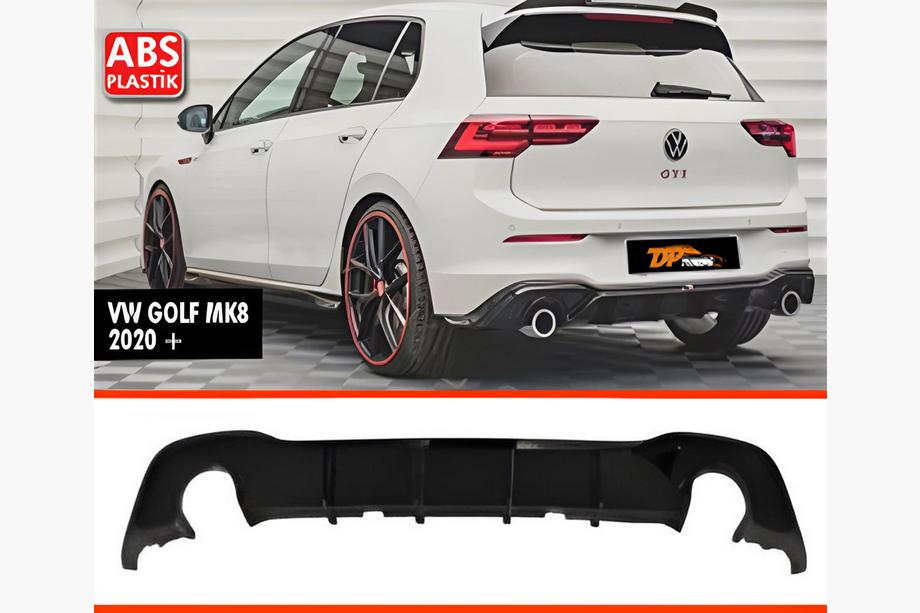 Volkswagen Golf 8 2019- Heckdiffusor DPT V-1 (Schwarz Glanz) Image