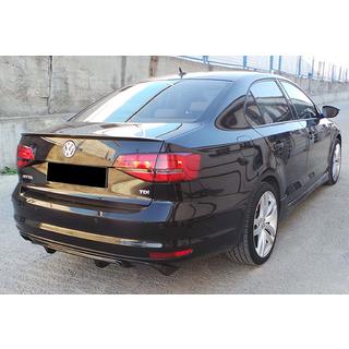 Heckdiffusor DPT (2014-2018, Schwarz Glanz) Volkswagen Jetta 2011-2018 Foto 2