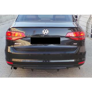Heckdiffusor DPT (2014-2018, Schwarz Glanz) Volkswagen Jetta 2011-2018 Foto 3
