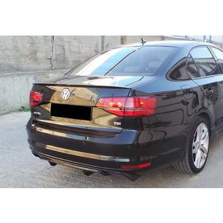 Heckdiffusor DPT (2014-2018, Schwarz Glanz) Volkswagen Jetta 2011-2018 Foto 4