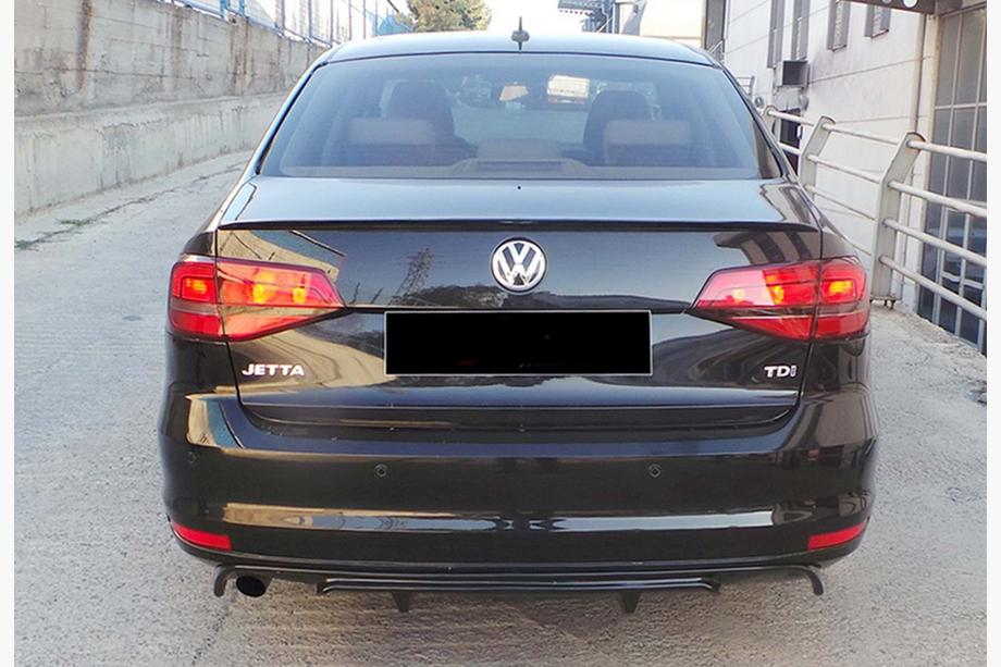 Volkswagen Jetta 2011-2018 Heckdiffusor DPT (2014-2018, Schwarz Glanz) Image