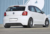 Volkswagen Polo 2010-2017 Heckdiffusor DPT (2010-2013, Schwarz Glanz) Foto 2