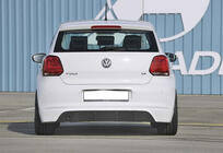 Volkswagen Polo 2010-2017 Heckdiffusor DPT (2010-2013, Schwarz Glanz) Foto 3