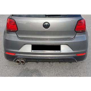 Heckdiffusor DPT (2014-2017, Schwarz Glanz) Volkswagen Polo 2010-2017 Foto 3
