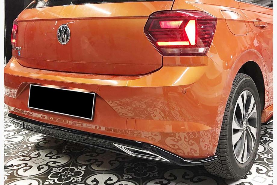 Volkswagen Polo 2017- Heckdiffusor DPT V-3 (Schwarz Glanz) Foto 3