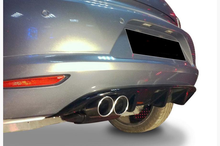Volkswagen Scirocco 2008-2017 Heckdiffusor DPT V-3 (2008-2013, Schwarz Glanz) Image