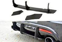Volkswagen Scirocco 2008-2017 Heckdiffusor DPT V-4 (2008-2017, Schwarz Glanz) Foto 1