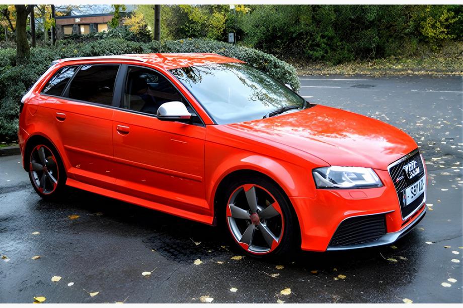 Audi A3 2003-2012 Seitenschweller DPT (2005-2008, Schwarz Glanz) Image