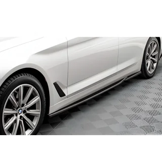 Schwellerverkleidungen DPT V-2 (für M-Sport/M5 Schweller, Schwarz Glanz)