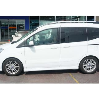 Seitenschweller DPT (Schwarz Glanz) Ford Courier 2014-2023 Foto 2