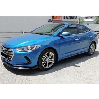 Seitenschweller DPT (Schwarz Glanz) Hyundai Elantra (AD) 2015-2020 Foto 4
