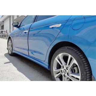 Seitenschweller DPT (Schwarz Glanz) Hyundai Elantra (AD) 2015-2020 Foto 3