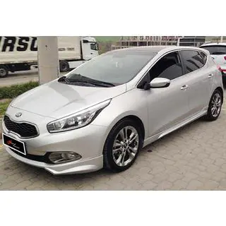 Seitenschweller DPT (2012-2015, Schwarz Glanz) Kia Ceed 2012-2018 Foto 3