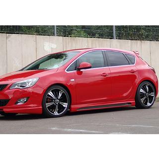 Seitenschweller DPT V-2 (Schwarz Glanz) Opel Astra J 2009-2015 Foto 1