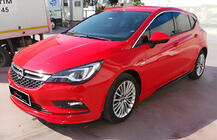 Opel Astra K 2016-2021 Seitenschweller DPT V-1 (Schwarz Glanz) Foto 1