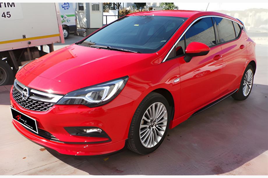 Opel Astra K 2016-2021 Seitenschweller DPT V-1 (Schwarz Glanz) Image
