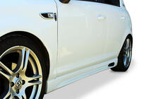 Opel Corsa D 2007-2014 Seitenschweller DPT V-2 (Schwarz Glanz) Foto 1