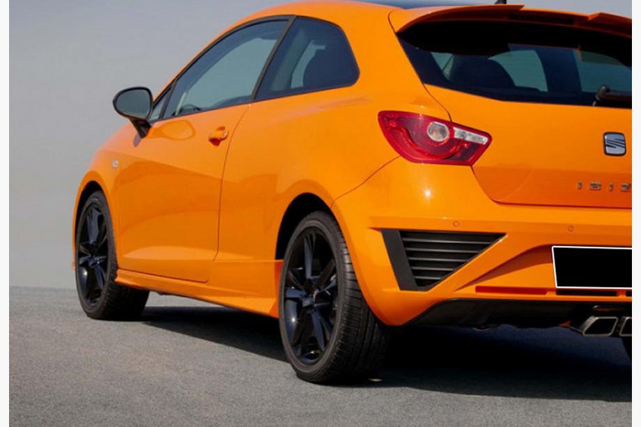 Seat Ibiza 2010-2017 Seitenschweller DPT V-1 (Coupe, Schwarz Glanz) Foto 2