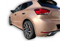 Seat Ibiza 2017- Seitenschweller DPT V-1 (Schwarz Glanz) Foto 3