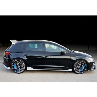 Seitenschweller DPT V-3 (2017-2020, Schwarz Glanz) Seat Leon 2013-2020 Foto 4