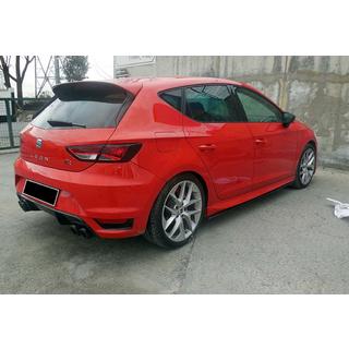 Seitenschweller DPT V-4 (Schwarz Glanz) Seat Leon 2013-2020 Foto 1