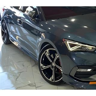 Seitenschweller DPT (Schwarz Glanz) Seat Leon 2020-