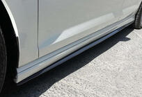 Volkswagen Golf 7/E-Golf 2012-2020 Seitenschweller DPT V-2 (Schwarz Glanz) Foto 2