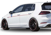 Volkswagen Golf 7/E-Golf 2012-2020 Seitenschweller DPT V-5 (Schwarz Glanz) Foto 4