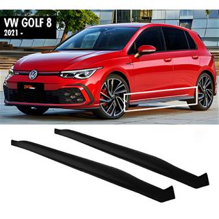 Seitenschweller DPT V-2 (Schwarz Glanz) Volkswagen Golf 8 2019-