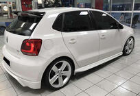 Volkswagen Polo 2010-2017 Seitenschweller DPT V-1 (Schwarz Glanz) Foto 2
