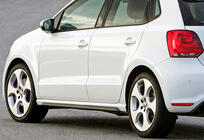 Volkswagen Polo 2010-2017 Seitenschweller DPT V-2 (Schwarz Glanz) Foto 3