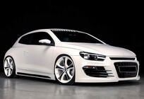 Volkswagen Scirocco 2008-2017 Seitenschweller DPT V-2 (Schwarz Glanz) Foto 1