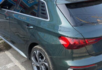 Audi A3 2012-2020 Heckfenster Blenden DPT V-1 (Schwarz Glanz, 2 Stk) Foto 2