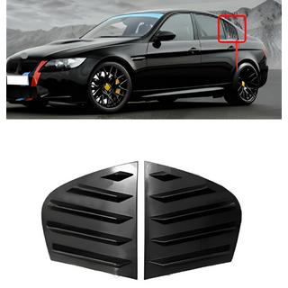 Fensterabdeckungen hinten DPT (Schwarz Glanz, 2Stk) BMW 3 Series E90/E91 2005-2011 Foto 1