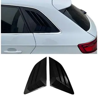 Fensterabdeckungen hinten DPT V-2 (Schwarz Glanz, 2 Stk) Audi A3 2012-2020